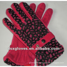 ladies cotton knitted gloves- can customized